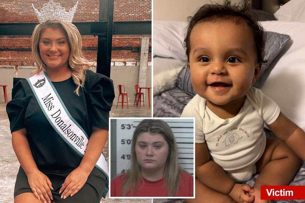 Georgia pageant queen Trinity Poague charged with murder of boyfriendâs son